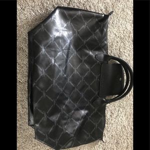 Longchamp black super tote bag